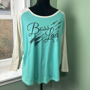 Cheekys boss lady T-shirt 3X